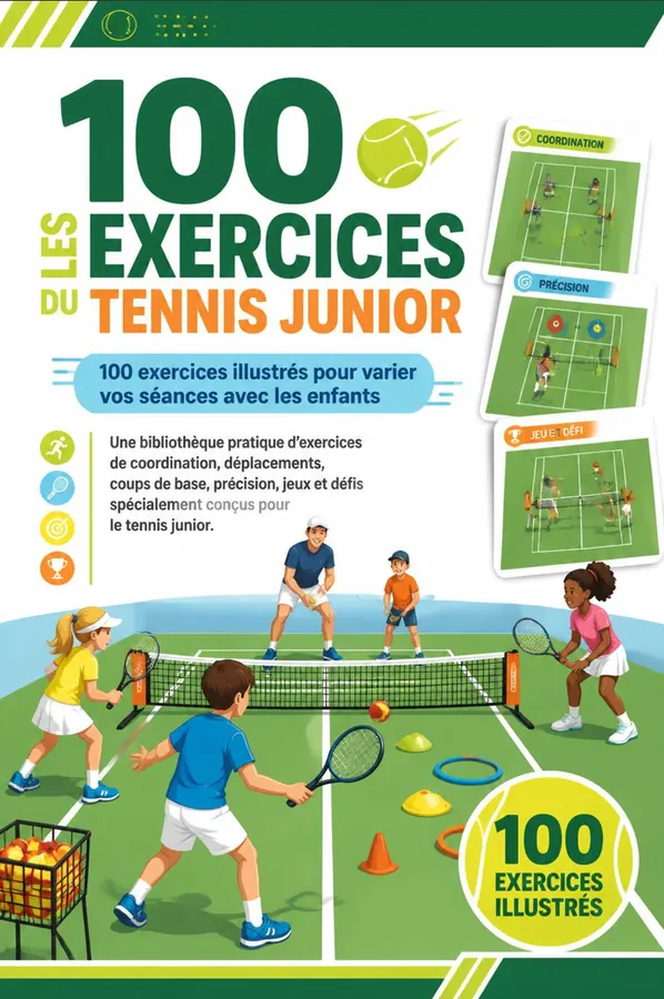 Page illustrée du guide de tennis 1